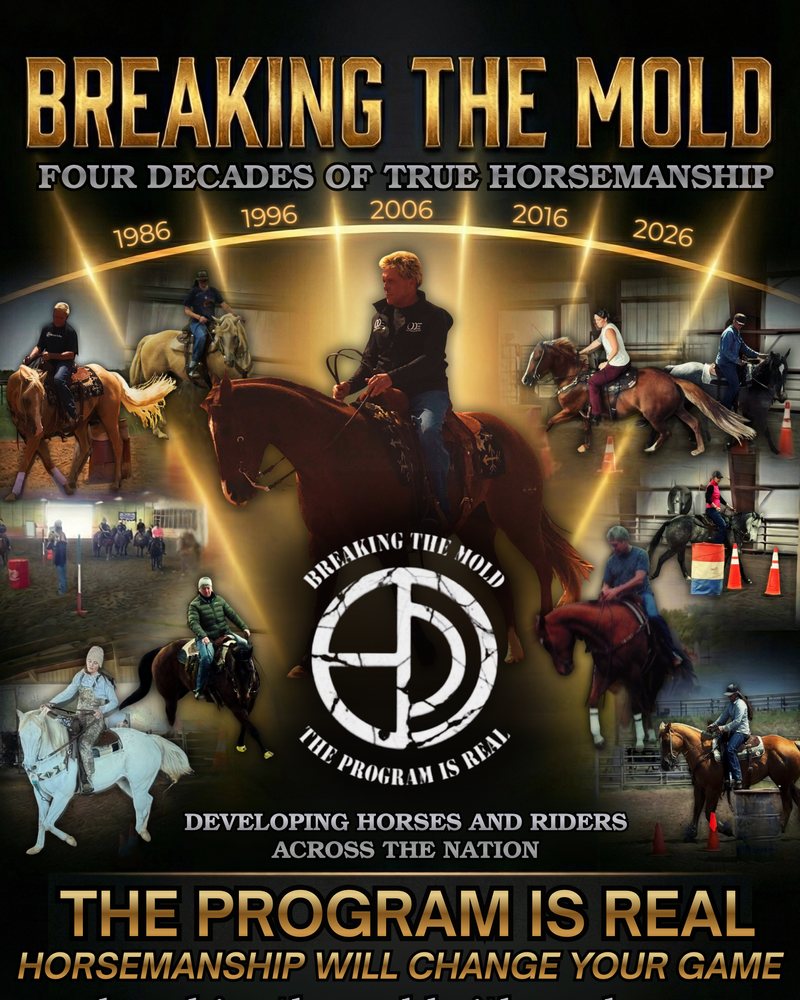 Breaking the Mold · Four Decades of True Horsemanship promotional poster